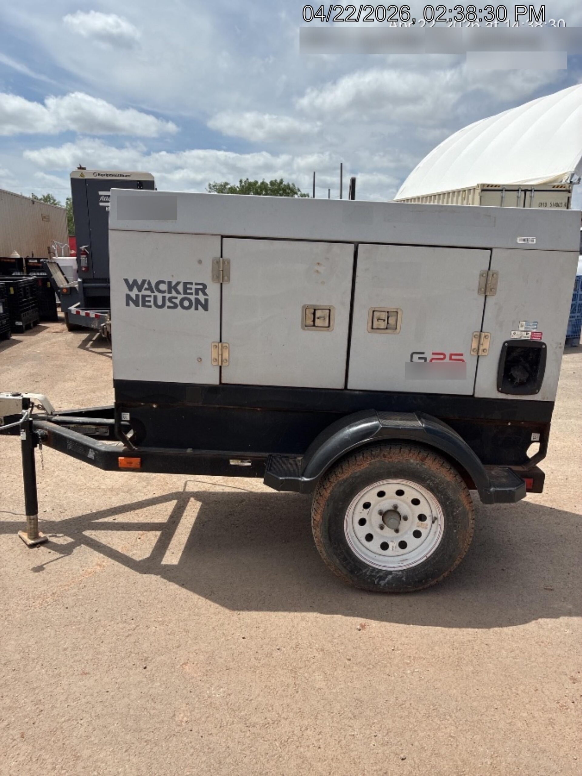 2018 WACKER NEUSON G25