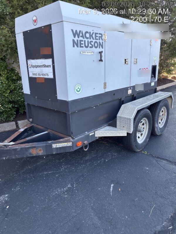 2019 WACKER NEUSON G100