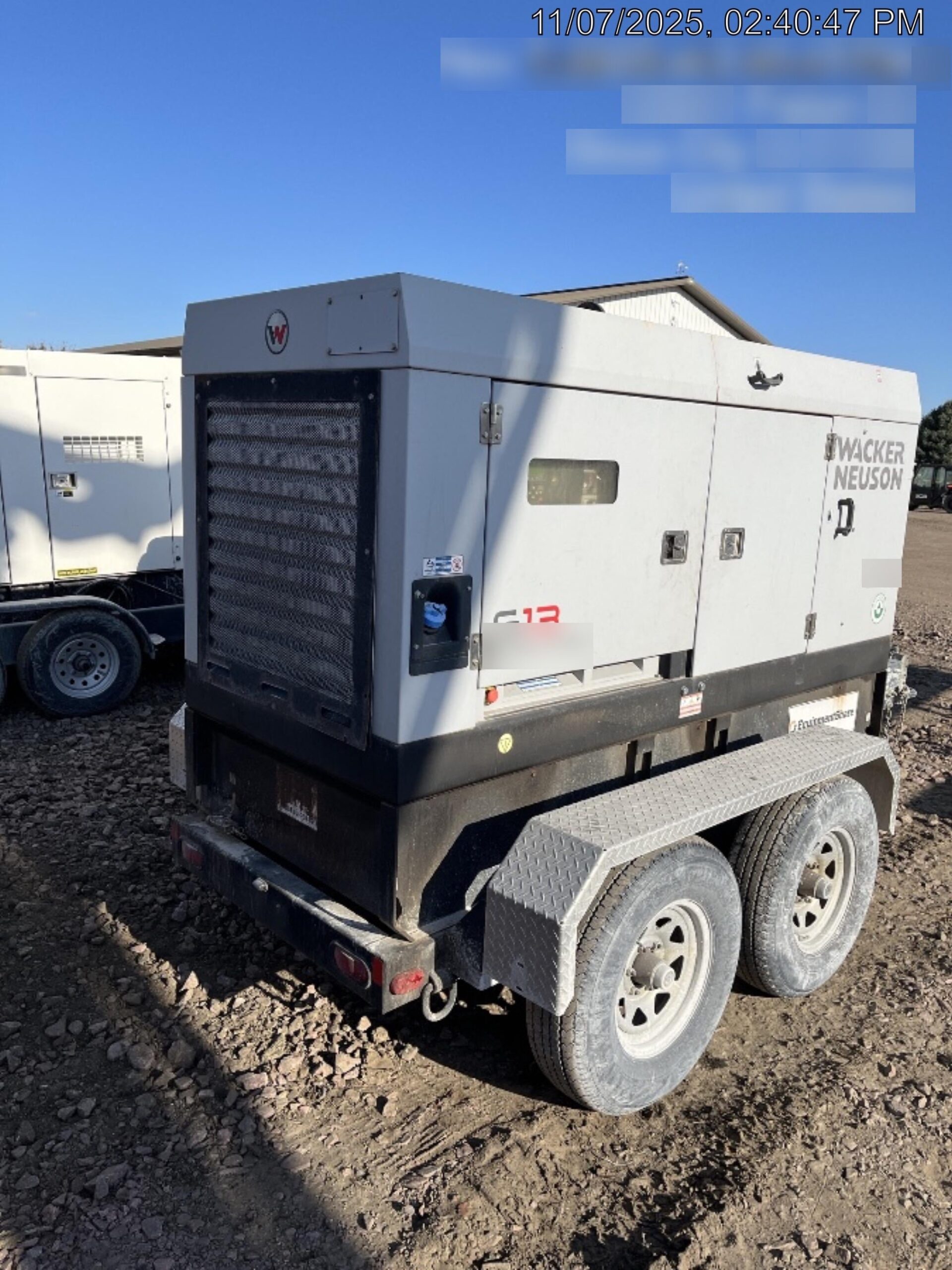 2019 WACKER NEUSON G130