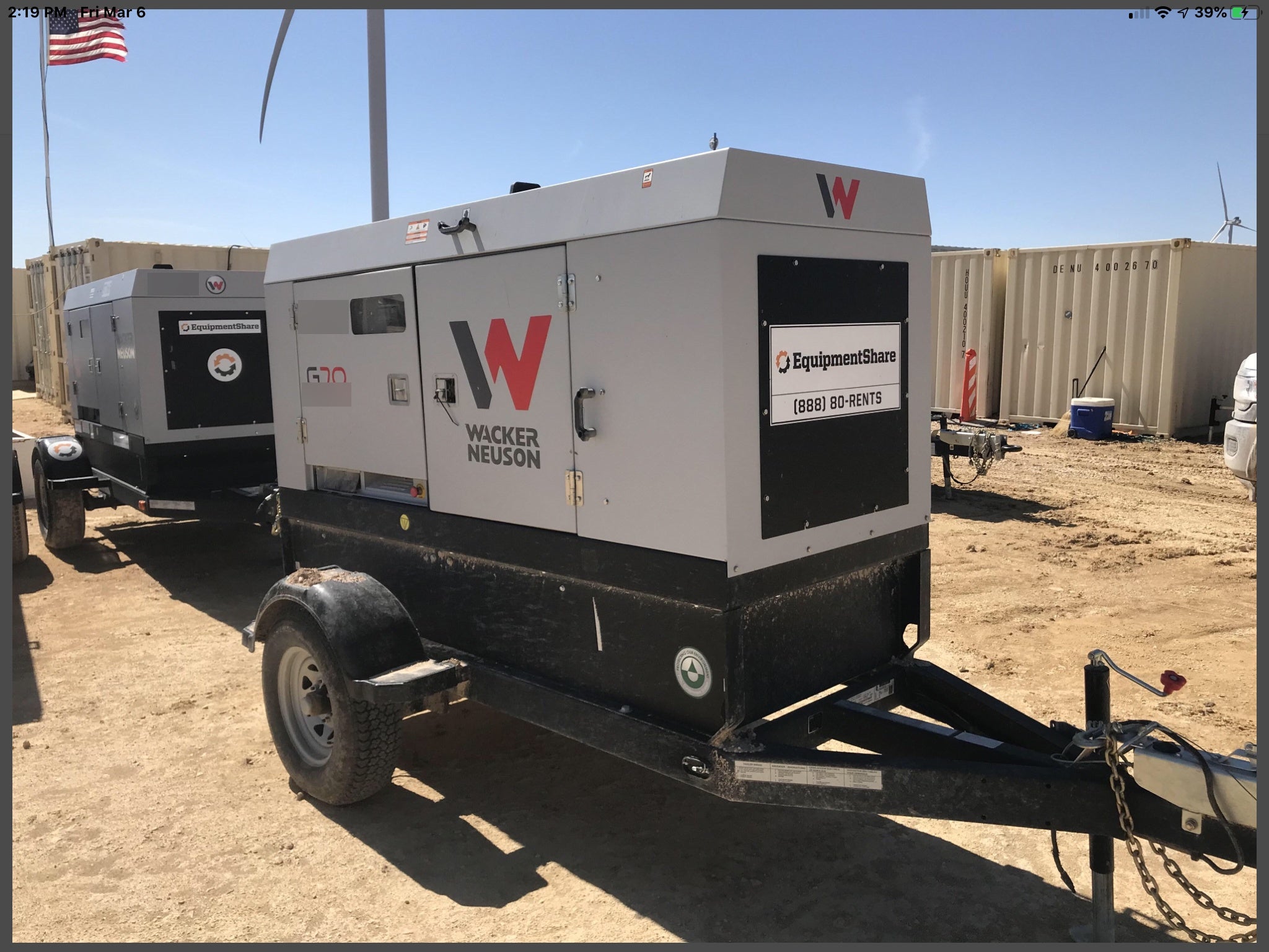 2019 WACKER NEUSON G70