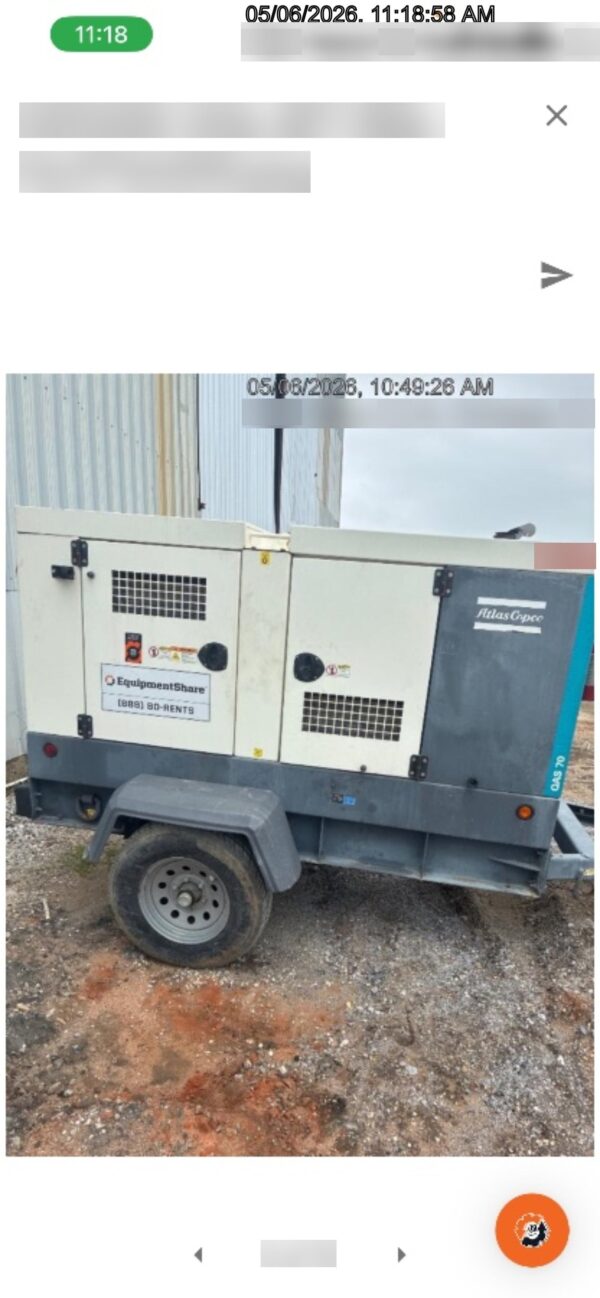 2020 ATLAS COPCO QAS 70