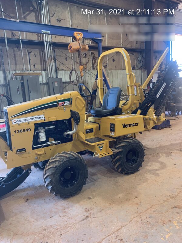 2021 VERMEER RTX450 2021 VERMEER RTX450