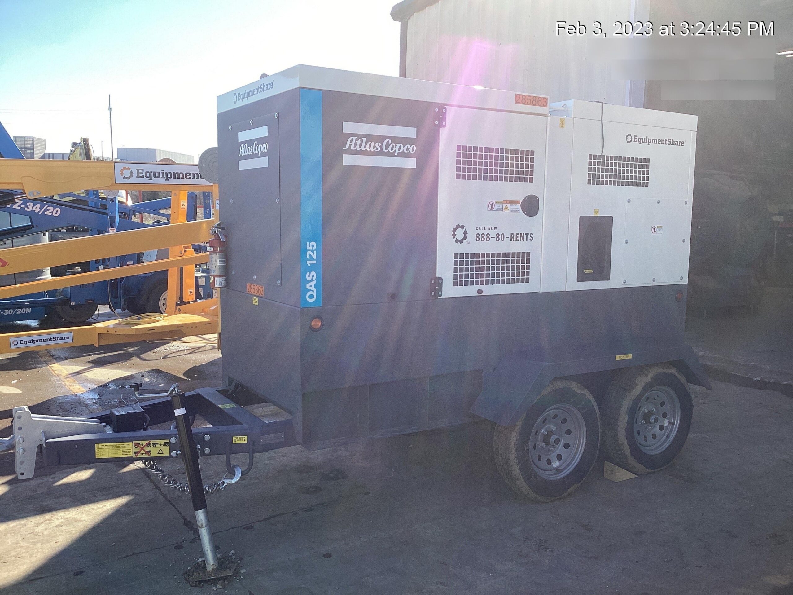 2022 ATLAS COPCO QAS 125