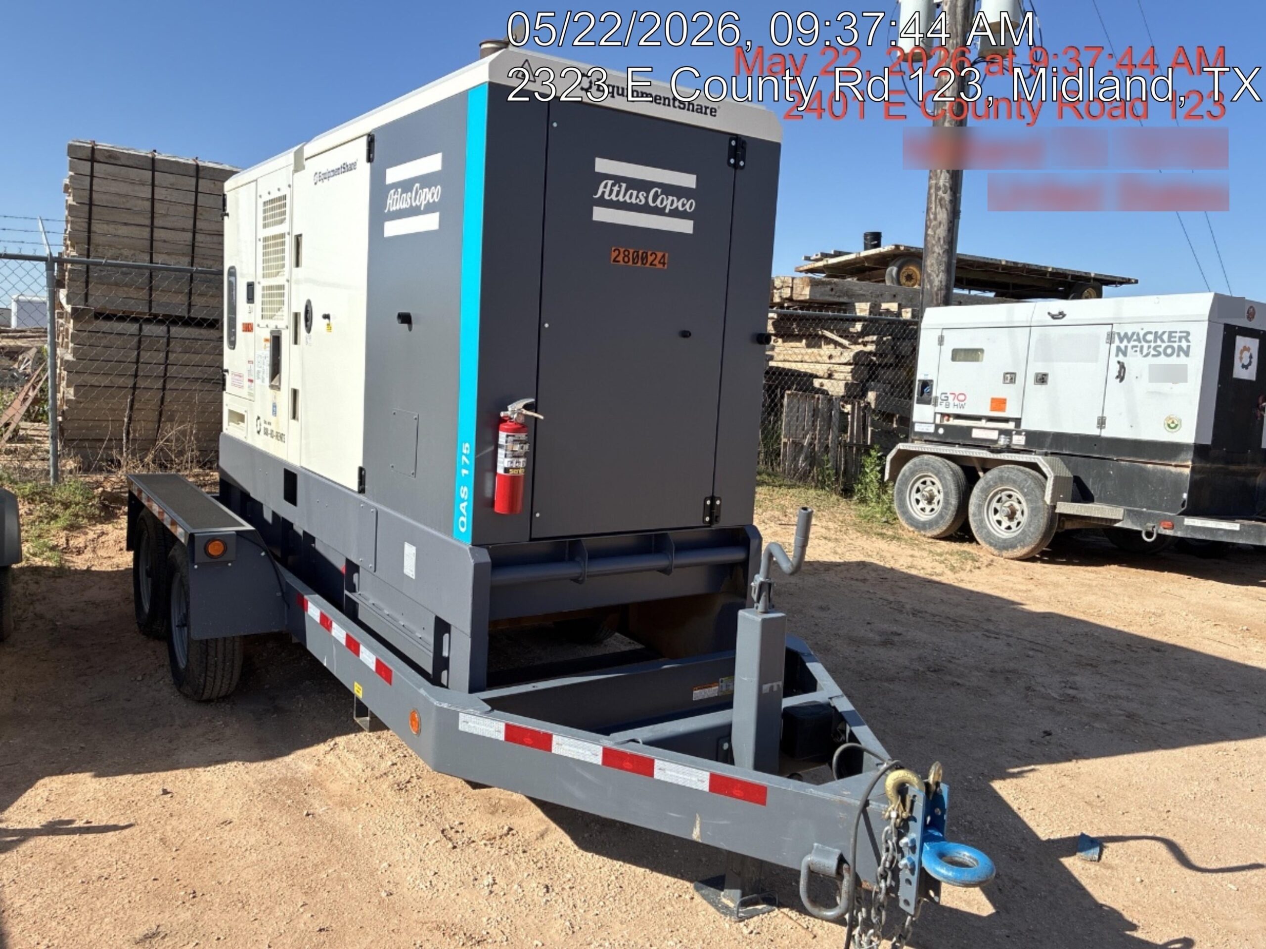 2022 ATLAS COPCO QAS 175